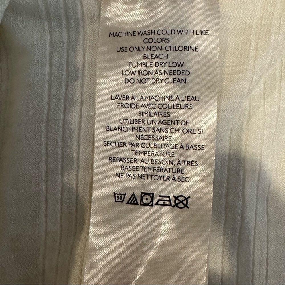 Pilcro Anthropologie Womens NWT Cream Ruched Ribbed Halter Size Medium - Picture 6 of 7